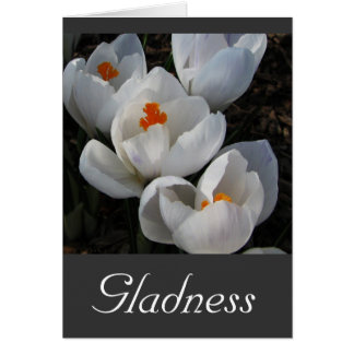 Cartão Língua das flores