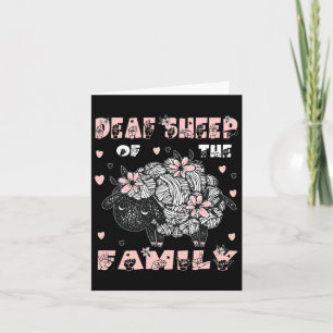 Cartão Língua de Sinais Gestual ASL Perda Auditiva A