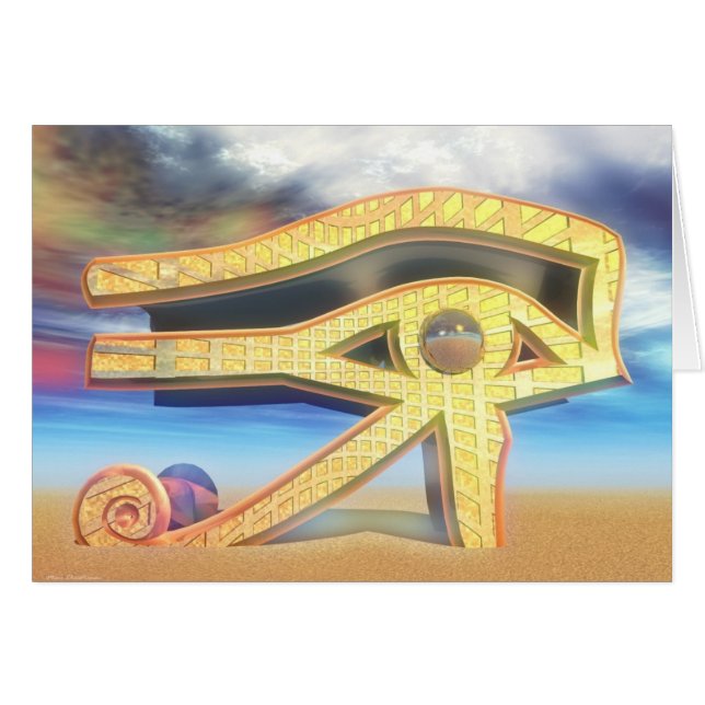 Cartão Língua do olho (Frente Horizontal)