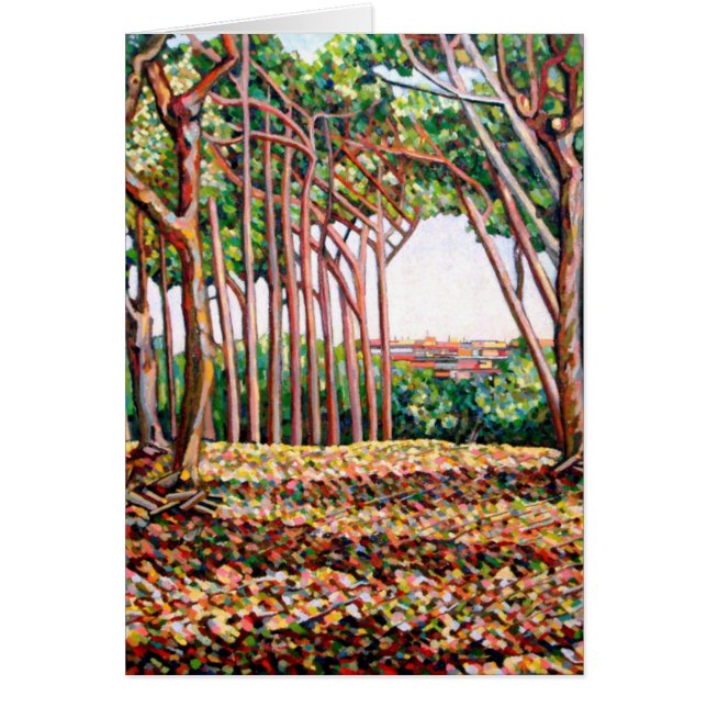 Cartão Linha de árvores 2009 (Frente)