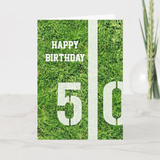 Cartão Linha de jardas 50