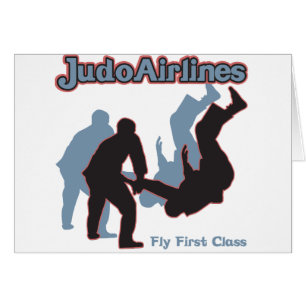 Cartão Linhas aéreas do judo