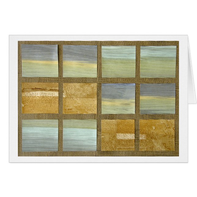 Cartão Linhas costeiras (Frente Horizontal)