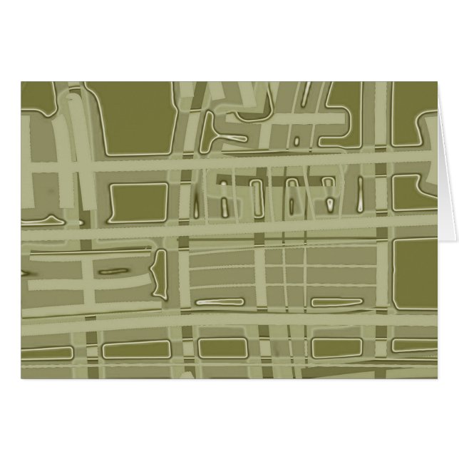 Cartão "Linhas da Comunicação II" Abstrato (Frente Horizontal)