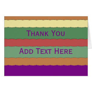 Cartão Linhas de Cor de abstrato, Editar Texto