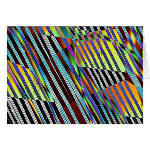 Cartão Linhas Fragmentadas