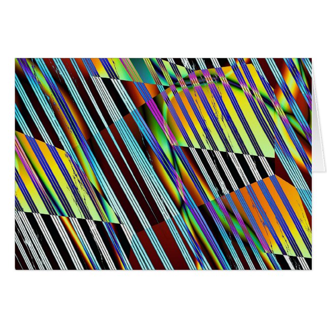 Cartão Linhas Fragmentadas (Frente Horizontal)