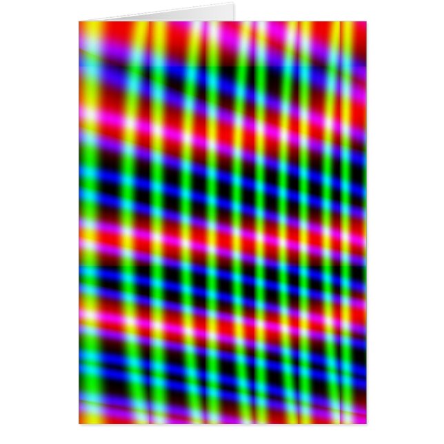 Cartão Linhas Neon (Frente)