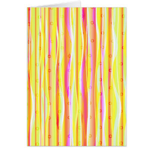 Cartão Linhas onduladas