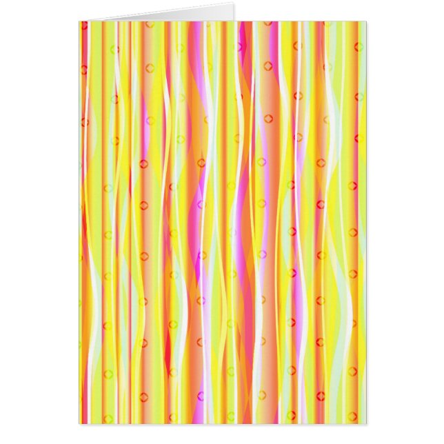 Cartão Linhas onduladas (Frente)