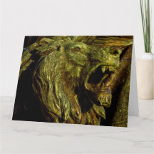LION OF JUDAH Jumbo Greeting Card
