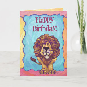 Cartão Lion Party Center