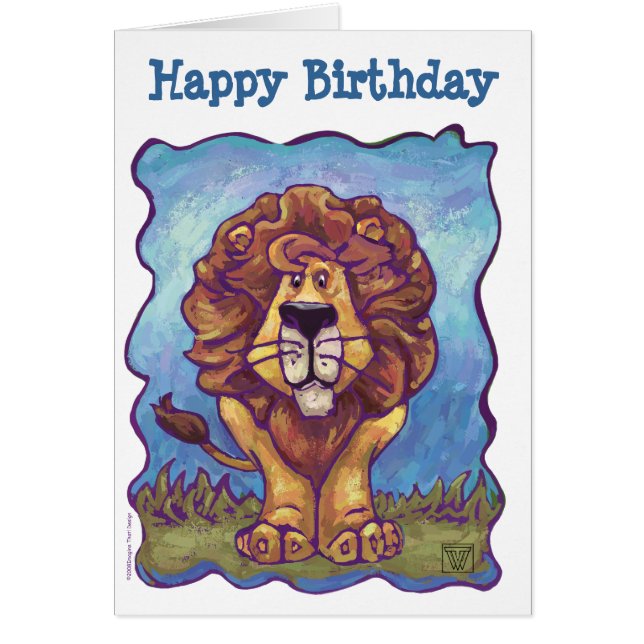 Cartão Lion Party Center (Frente)