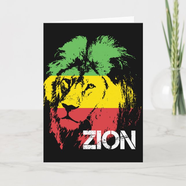 Cartão Lion Zion (Frente)
