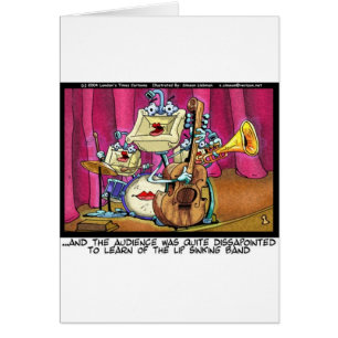 Cartão Lip Naufragando Banda Engraçado Camisetas Mogas e 