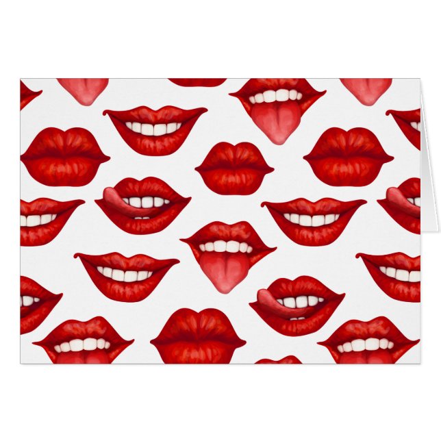 Cartão Lips (Frente Horizontal)