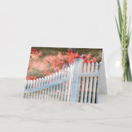 Cartão Liquid Life Fence Blank Card