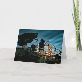 Cartão Liquid Life Port Jefferson Dock Blank Card