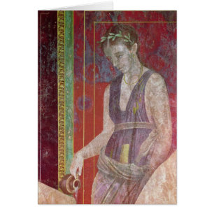 Cartão Líquido de derramamento do assistente de um jarro