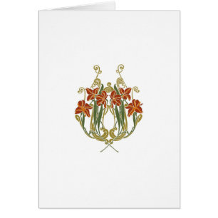 Cartão Lírio clássico