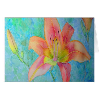 Cartão Lírio de tigre