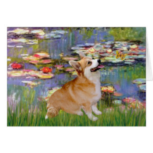 Cartão Lírios 2 - Pembroke Welsh Corgi 7B