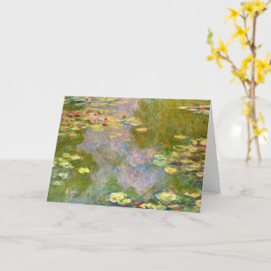 Cartão Lírios d'água de Claude Monet 1919