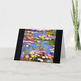 Cartão Lírios d'água de Claude Monet, Belas Artes,