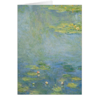 Cartão Lírios de Claude Monet
