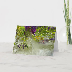 Cartão Lírios Forçados,