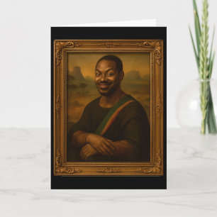 Cartão Lisa Mana Negra Homem Afro-Americano História Negr