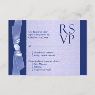 Cartão liso do casamento judaico de RSVP (com