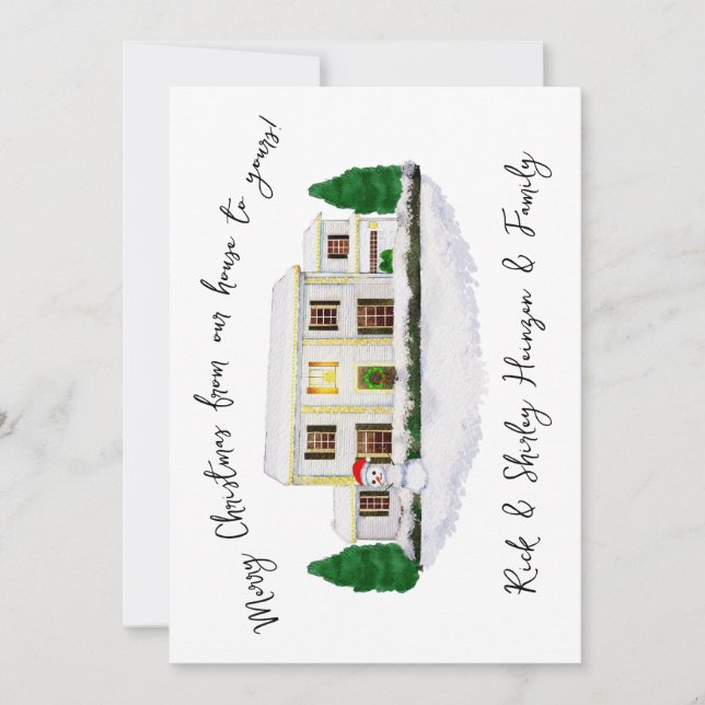 Cartão liso Shirley (Frente)