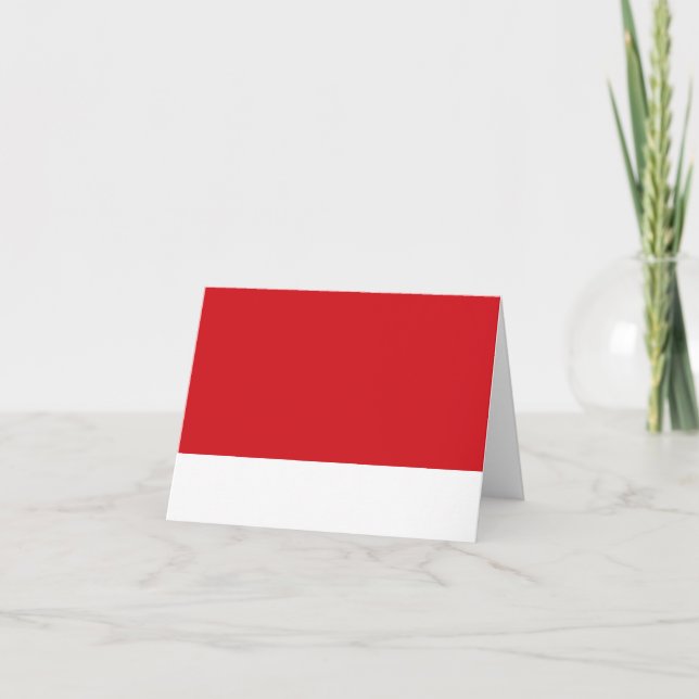 Cartão Listrado de vermelho (Frente)