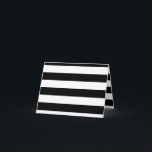 Cartão Listras - Branco e Preto<br><div class="desc">As listras são clássicas! Eles são um dos padrões eternos que você pode usar para qualquer tipo de produto. Essas listras pretas e brancas são apenas uma das muitas opções disponíveis na minha coleção de listras em várias combinações de cores e padrões de listras. Se você quiser obter um presente...</div>