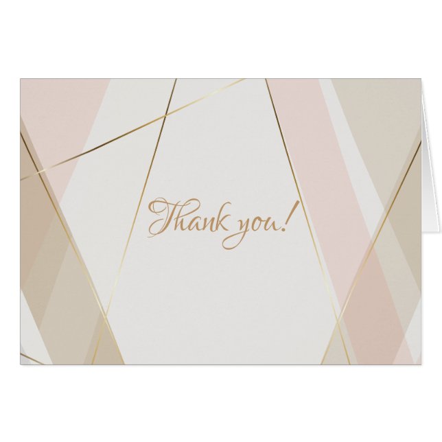 Cartão Listras Geométricas Modernas Contemporâneas Lamina (Frente Horizontal)