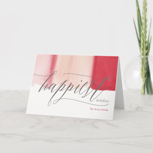 Cartão Listras mergulhadas (Frente)