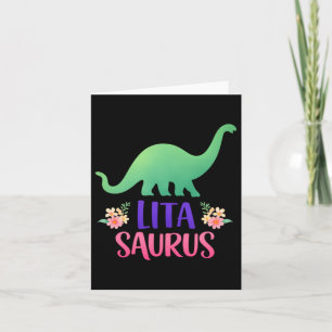 Cartão Lita Saurus Avó Espanhola Dia das Mães Natal