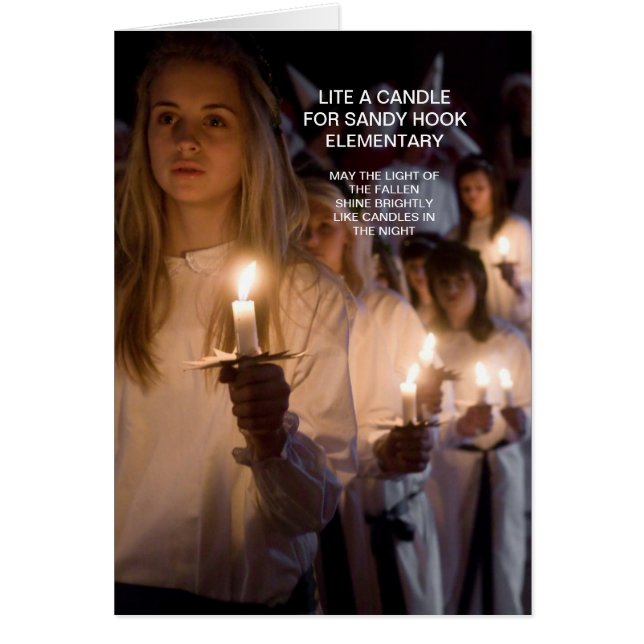 CARTÃO LITE UMA CANETA PARA SANDY HOOK ELEMENTAR (Frente)