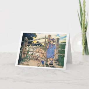 Cartão Little BoPeep, Jessie Willcox Smith