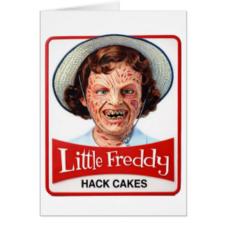 Cartão Little Freddy Hack Cakes™ – Sweet Dreams Are Made 