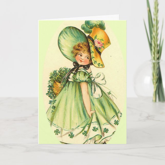 Cartão Little Irish Girl Card (Frente)