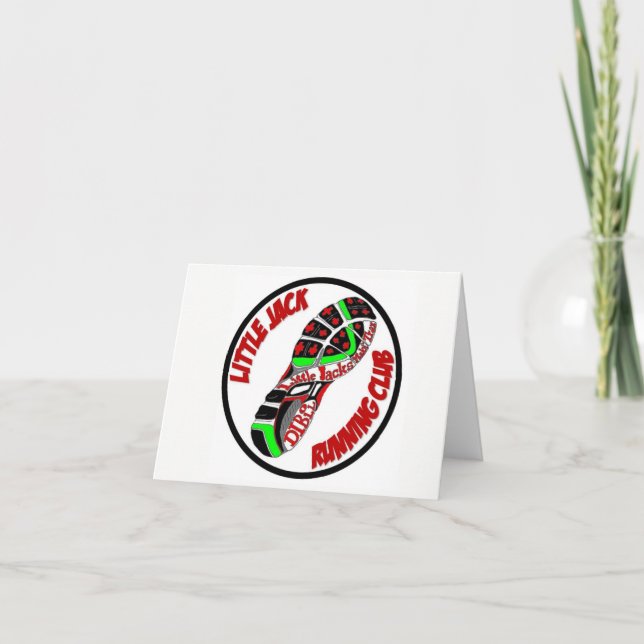 Cartão Little Jack Running Club (Frente)
