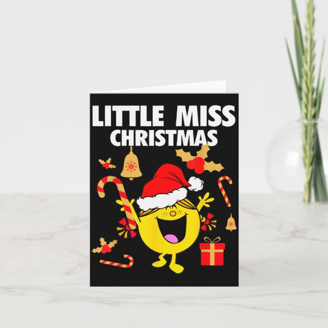 Cartão Little Miss Christmas  (Frente)