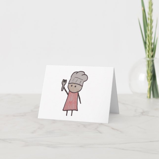 Cartão Little One chef note cards (Frente)