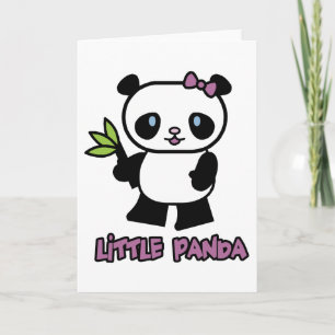Cartão Little Panda