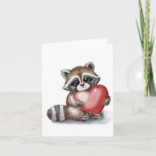 Cartão Little Raccoon