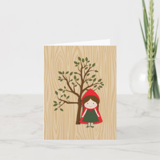 Cartão Little Red Riding Hood