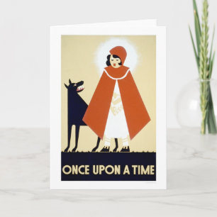 Cartão Little Red Riding Hood 1937 WPA