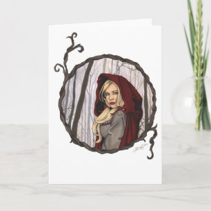 Cartão Little Red Riding Hood Greeting Card